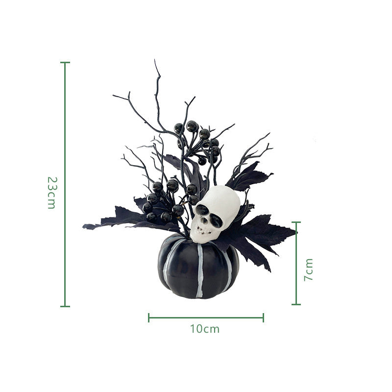 Pumpkin Fall Decorations with Sunflower Maple Leaves Berry for Table Centerpieces