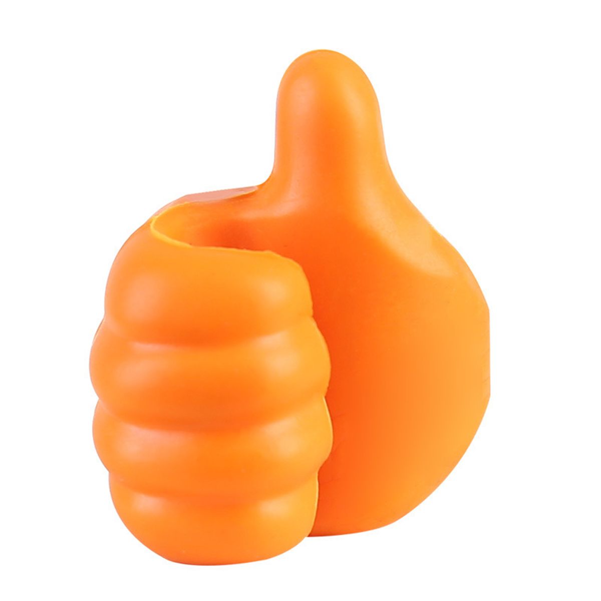 Silicone Thumb Wall Hook Creative Adhesive Thumb Cable Clip Key Hook Wall Hangers for Data Cable Earphone Belt hat Key Storage