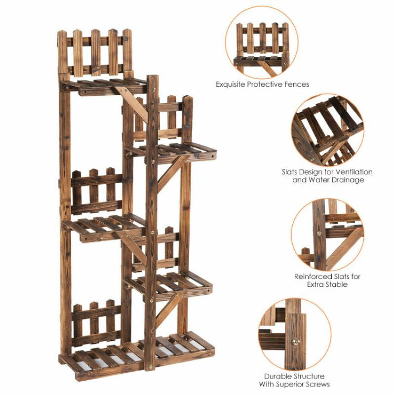 Multi-layer Plant Stand Suitable for Houseplants Display Shelf
