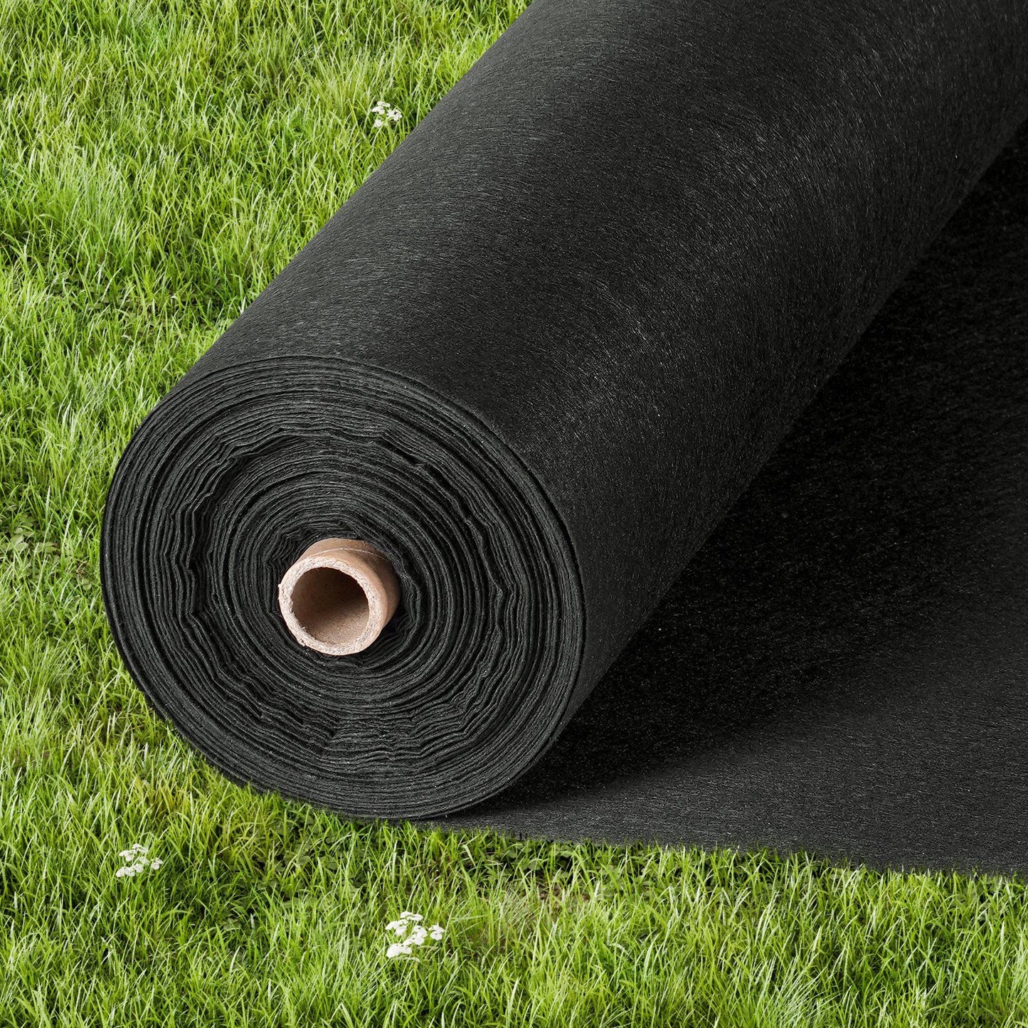 VEVOR Driveway Fabric, 3x100FT Non Woven Geotextile Fabric for Landscaping, Heavy Duty Garden Weed Barrier Fabric, 4OZ Landscape Fabric, French Drains Drainage Fabric, Ground Cover Weed Control Fabric