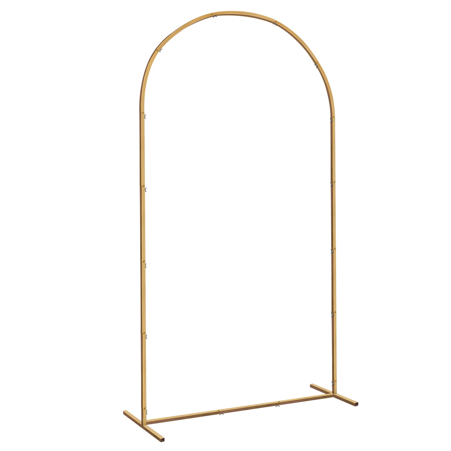 47.2" W x 86.6" H Iron Arch Roof for Garden Wedding